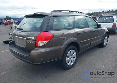 2009 Subaru Outback 2.5I из США, поврежденный, VIN 4S4BP60C797317565